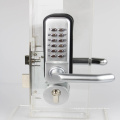 Password bottom mechanical door handle lock with best security